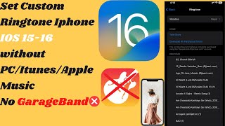 How to Set any song as ringtone in iPhone IOS15/16 Any iPhone 10/12/13/14 No PC /Garageband 2023