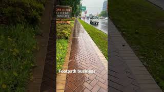 Good thought to start business on Footpath