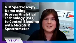 NIR Spectroscopy Demo using Process Analytical Technology (PAT) to Control Blending with MicroNIR Sp