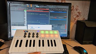 SMK25 M-Wave. Bluetooth соединение с ПК, FL Studio