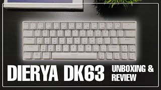 Dierya DK63 Mechanical Keyboard Unboxing \u0026 Review | Red Switches Sound Test