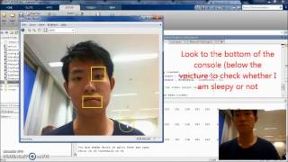 Demonstration : Drowsiness Detection System with Matlab