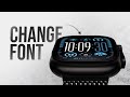 How to Change the Font of the Time on Your Apple Watch (tutorial)