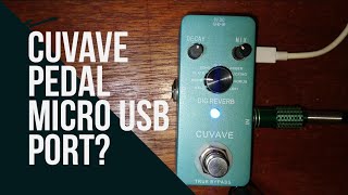 Cuvave Guitar Pedal Micro USB Port - Using Cuvave Pedal as an Audio Interface/Sound Card