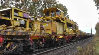 Gleisumbauzug Plasser\u0026Theurer SUZW-500 Fa. H.F. Wiebe in Emsdetten-Isendorf