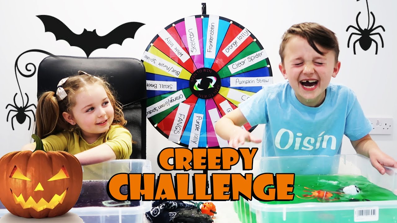 SCARY SPIN THE WHEEL GAME MYSTERY WHEEL CHALLENGE!! - YouTube