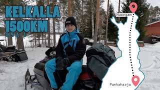 Reissu alkoi! - Nuorgamiin moottorikelkalla 1500km osa 1