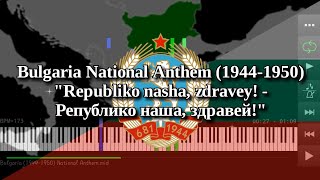 Bulgaria National Anthem (1944-1950) | Републико наша, здравей! - Piano