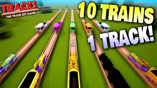 Too Many Trains On A Single Track! - Tracks - The Train Set Game Ep 11