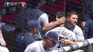 SD@CIN: Rodriguez homers in his first career at-bat