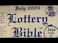 ⚠️💰Lottery Bible|July2024| Pick 3 &4 Amazing for all states.#youtubeshorts #entertainment