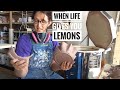 Preparing a bisque kiln load in the home pottery studio vlog