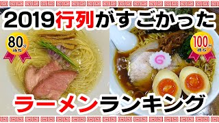 並んででも食べたい！行列がすごかった人気ラーメン店ランキング2019！『うお青』『燃えよ麺助』『世界一暇なラーメン屋』『迂直』『琥珀』『オランダ軒』【バズーカ1000％】#53