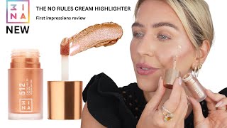 new 3INA the no rules cream highlighter  #3ina #makeupreview #highlighter #glassskin #makeuptutorial