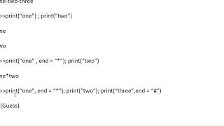 Variable and Input /Output in python part 2