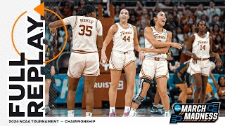 Texas vs. Drexel: 2024 NCAA women's first round | FULL REPLAY