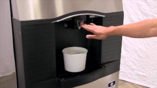 Manitowoc (ID-0606A_SFA-291) - 632 Lb Full Size Cube Ice Machine w/ Hotel Dispenser