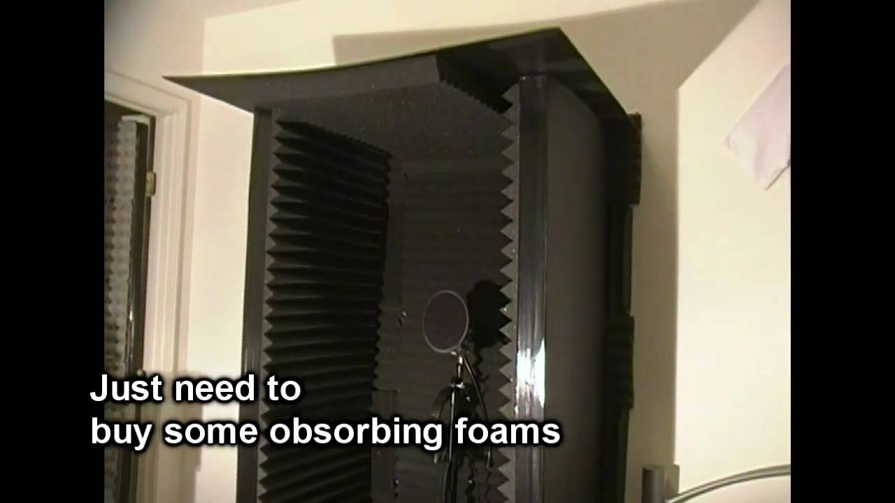 Homemade Vocal Booth Youtube