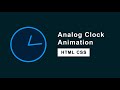 Clock Animation Effect using HTML and CSS | Animation Effects using CSS @InventionTricks