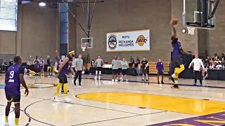 Lakers Have Shootaround To Prepare For First Preseason Game vs Nuggets