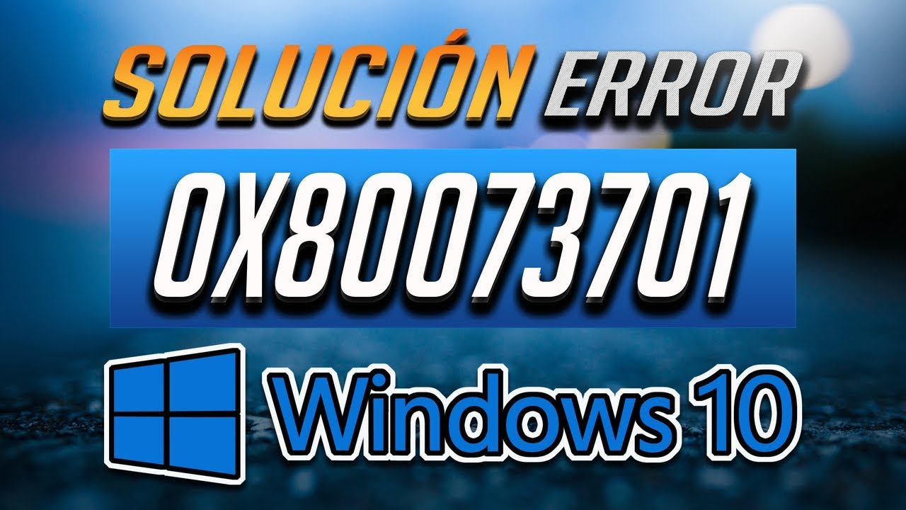 Error Windows Update 0x80073701 En Windows 10 - 「3 Soluciones!」2024 ...