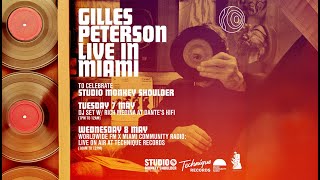 WWFM x MCR Present: Studio Monkey Shoulder Miami w/ Gilles Peterson Live at Technique Records 5/8/24