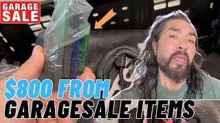 HOW I MADE $800 PROFIT IN ONE DAY FLIPPING GARAGE SALE ITEMS