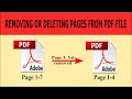 Removing or Deleting Pages from a PDF Document (Free Without Using any Software)