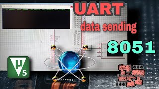 UART protocol sending data from 8051 to peripheral devices