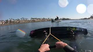 Wakeboarding at Marine Stadium in Long Beach CA