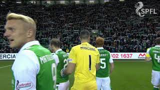 Hibs fans sing Sunshine on Leith after derby win