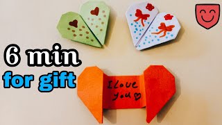 How To Make Origami Heart with paper