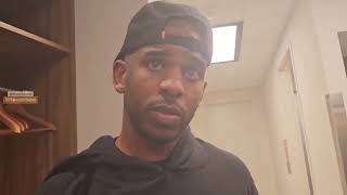 CHRIS PAUL ABOUT STEPHEN CURRY's TRASH TALK("this ain't 2014") WITH HIM IN TONIGHTS GAME