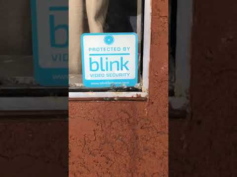 My House is protected by Blink video security