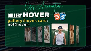 CSS Div Image Hover | HTML, CSS image card hover effect