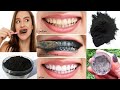 DIY Teeth Whitening Charchol Toothpaste at home in 2 minutes #teethwhitening #diy