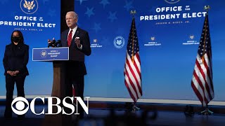 Biden to focus on nation's "crises" during first 10 days in office