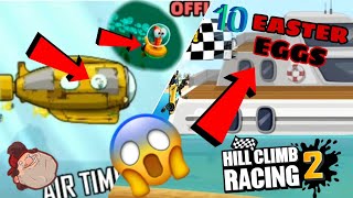 Top 10 EASTER EGGS in Hill Climb Racing 2 😱🔥