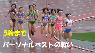 砂田 芽緯/決勝＿5着まで自己ベスト/U20女子800ｍ決勝　日本選手権2021