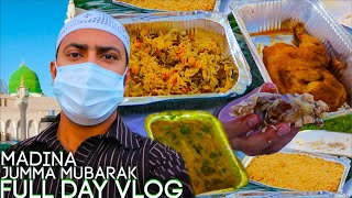 Jumma Full Day Vlog In Madina Food & Masjid Nabawi Prayer | Last Episode Of Makkah To Madina Series