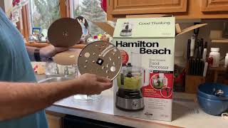 Hamilton Beach Food Processor \u0026 Vegetable Chopper for Slicing Review