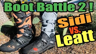 BOOT BATTLE 2 - (ENDURO) Leatt VS. Sidi - Which is the BEST!?