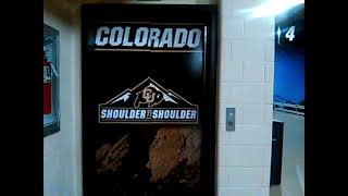 Elevator in the CU Event Center in Boulder From 2017