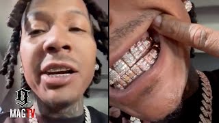 Moneybagg Yo Shows Off New Grill While Announcing The  Release Of His New Album!