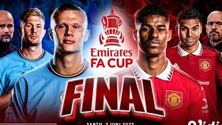 🔴 LIVE: Manchester City vs Manchester United FA Cup 2022/2023|| Live Commentary & Live Reaction