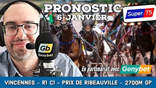 🔴 Pronostic Quinté / Super Top5 Lundi 6 Janvier 2025. Vincennes 🔴 Prix de Ribeauville