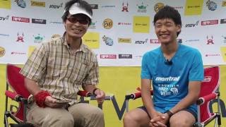 上田瑠偉 / Ruy Ueda 菅平スカイライントレイルランレース 2016 優勝インタビュー