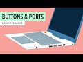 Computer Basics: Buttons and Ports on a Computer