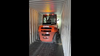 7 ton forklift with side shifter and fork positioner and cummins engine