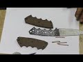 making a knife from an old saw blade